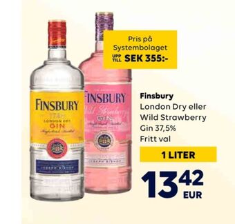 Border Shop Finsbury gin erbjuda