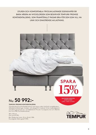 Seng Tempur sängar erbjuda