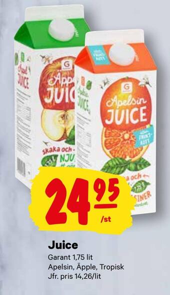 City Gross Juice erbjuda