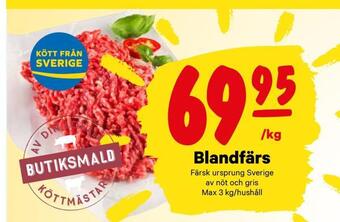 City Gross Blandfärs erbjuda