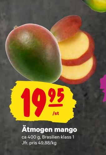 City Gross Ätmogen mango erbjuda