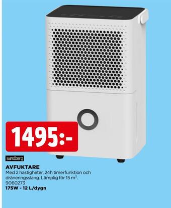 Jem&Fix Avfuktare erbjuda