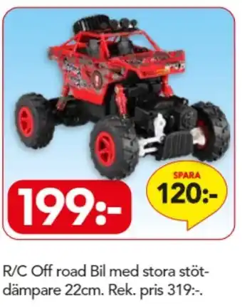 Bo Ohlsson R/C Off road Bil med stora stötdämpare 22cm erbjuda