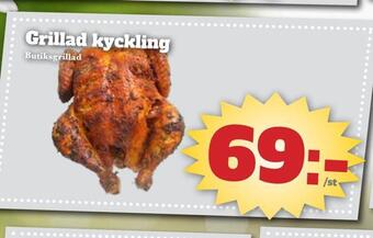 Bonum Matmarknad Grillad kyckling erbjuda