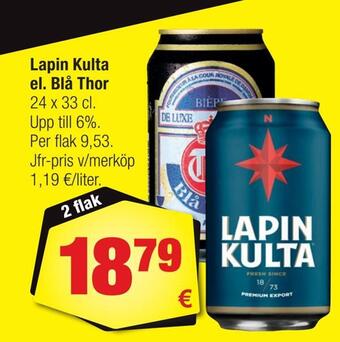 Calle Lapin kulta el. blå thor erbjuda