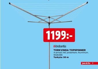 Jem&Fix Torkvinda topspinner erbjuda