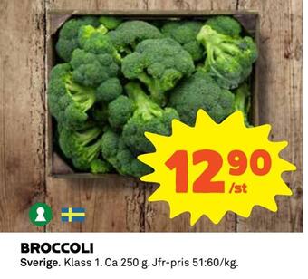 Coop Konsum Broccoli erbjuda