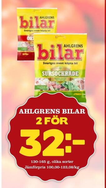 Bonum Matmarknad Ahlgrens bilar erbjuda