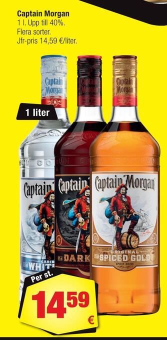 Calle Captain morgan erbjuda