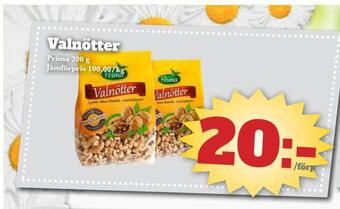 Bonum Matmarknad Valnötter erbjuda