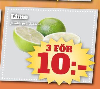 Bonum Matmarknad Lime erbjuda