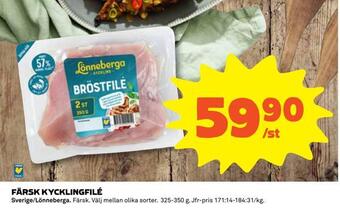 Coop Daglivs Färsk kycklingfilé erbjuda