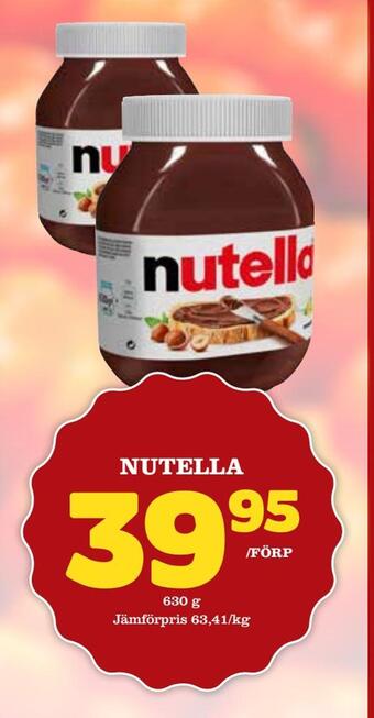 Din Mat Nutella erbjuda