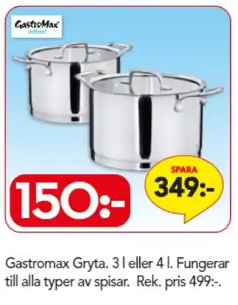 Bo Ohlsson Gostra Max Gryta 3l eller 4l erbjuda