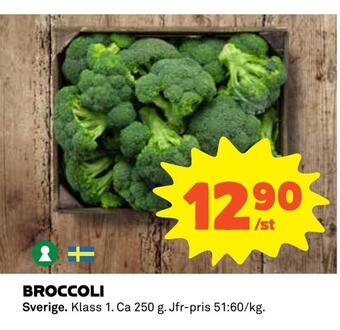 Coop Daglivs Broccoli erbjuda