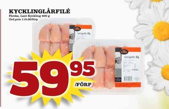 Din Mat Kycklinglårfilé erbjuda