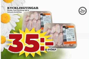 Din Mat Kycklingvingar erbjuda