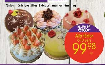 EKO Alla tårtor erbjuda