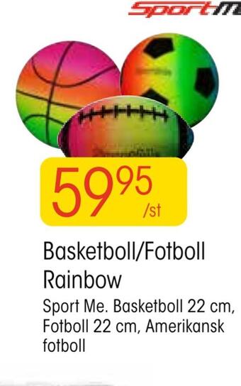 EKO Basketboll/fotboll rainbow erbjuda