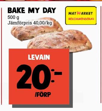 MatArket Levain erbjuda