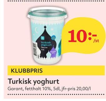 Hemköp Turkisk yoghurt erbjuda