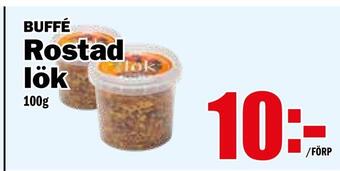Matdax Rostad lök erbjuda