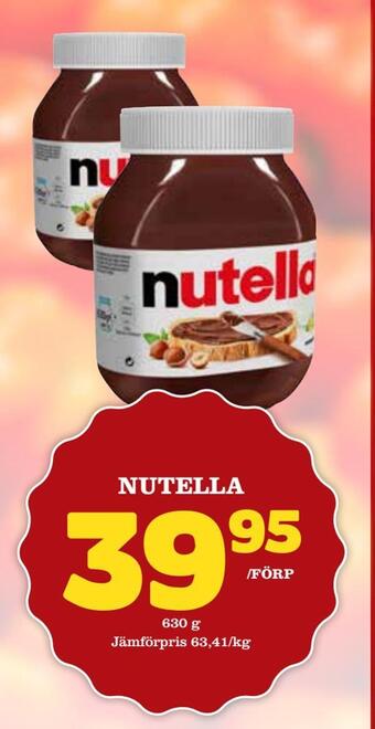 MatArket Nutella erbjuda
