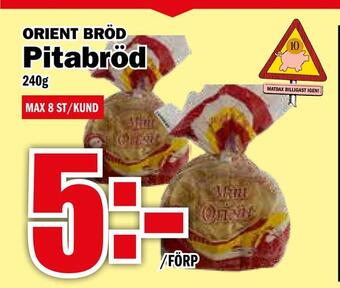Matdax Pitabröd erbjuda