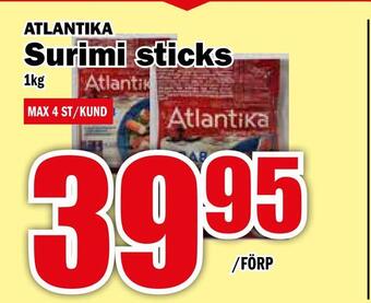 Surimi sticks