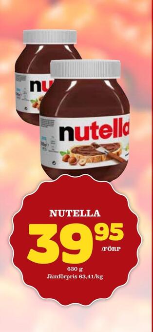 Nelins Nutella erbjuda