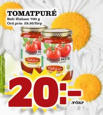 Supergrossen Tomatpuré erbjuda