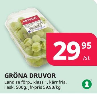 Tempo Gröna druvor erbjuda