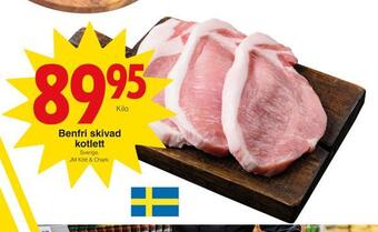Matöppet Benfri skivad kotlett erbjuda
