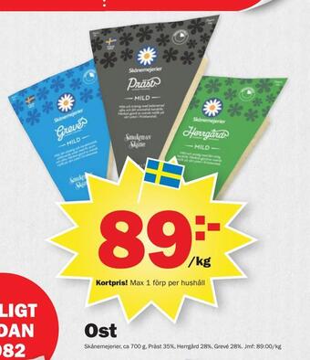 Pekås Ost erbjuda