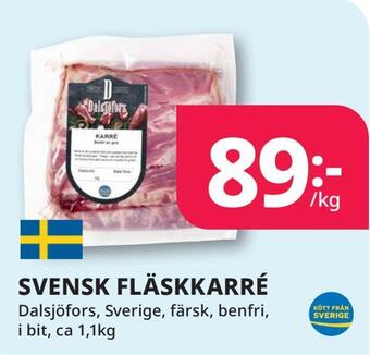 Tempo Svensk fläskkarré erbjuda