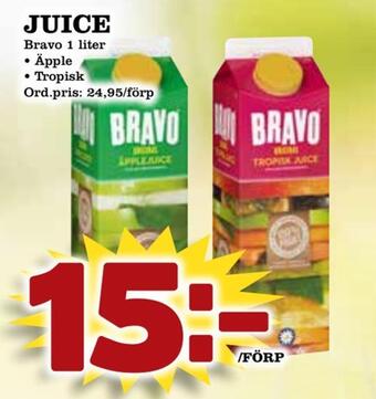 Supergrossen Juice erbjuda
