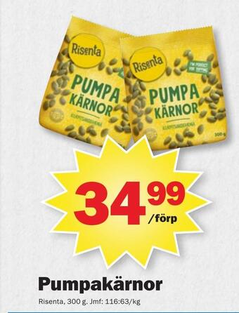 Pekås Pumpakärnor erbjuda