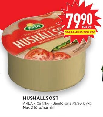 Willys Hemma Hushållsost erbjuda