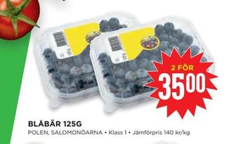Willys Hemma Blåbär 125g erbjuda