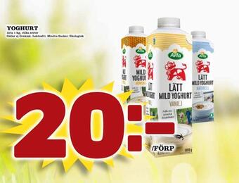 Supergrossen Yoghurt erbjuda