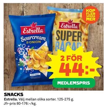 Coop Extra Snacks erbjuda