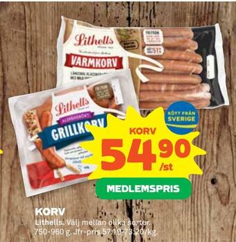 Coop Extra Korv erbjuda