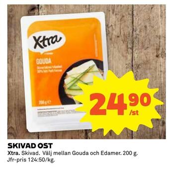 Coop Extra Skivad ost erbjuda