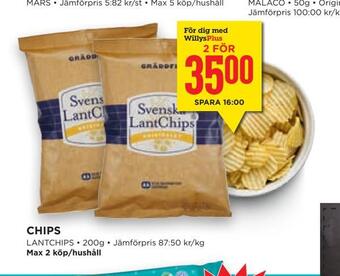Willys Hemma Chips erbjuda
