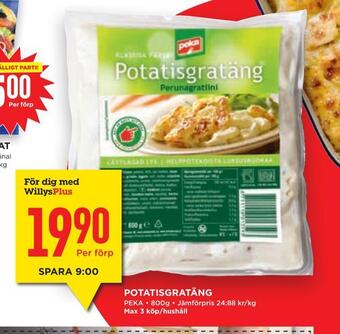 Willys Hemma Potatisgratäng erbjuda