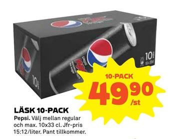 Coop Extra Läsk 10-pack erbjuda