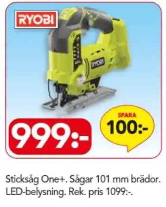 Ryobi Sticksåg One+