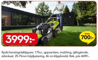 Bo Ohlsson Ryobi bensingräsklippare erbjuda