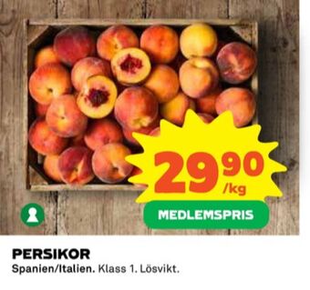 Coop persikor