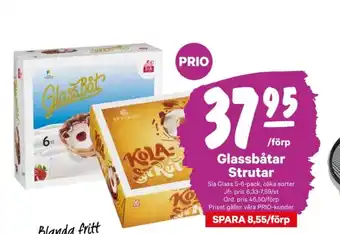 Sia glassbåtar